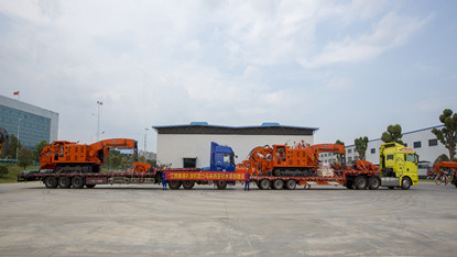 HJC黄金城扒渣机助力马来西亚引水工程项目