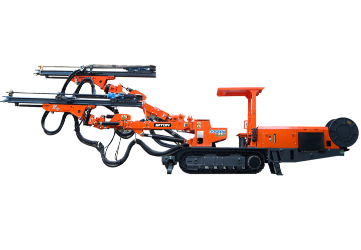 履带式矿用液压掘进钻车-HJC黄金城--官网-HJC黄金城机械_掘进凿岩台车_混凝土湿喷台车_扒渣机-HJC黄金城